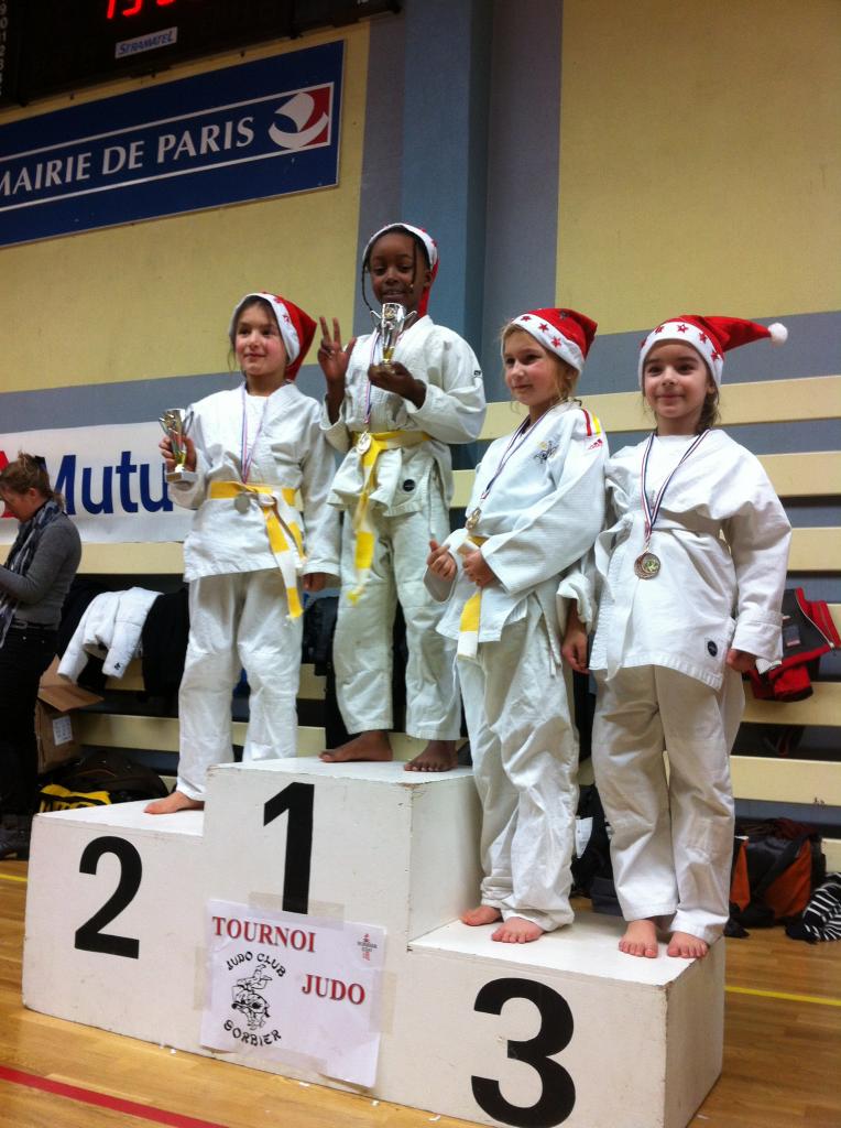 Podium Clémence Médaille d'Or et Coupe du Ippon !
